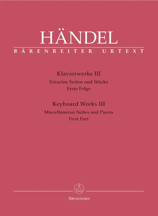 HANDEL - Keyboard Works III