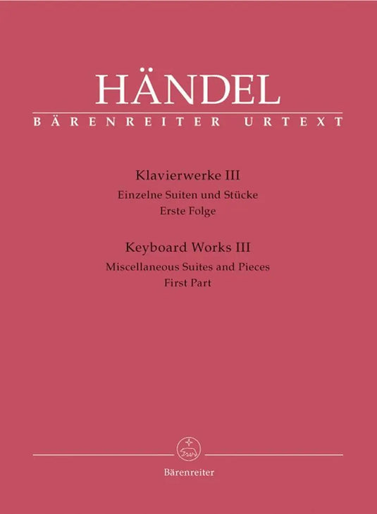 HANDEL - Keyboard Works III