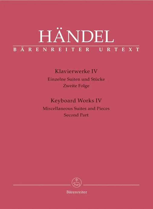 HANDEL - Keyboard Works IV