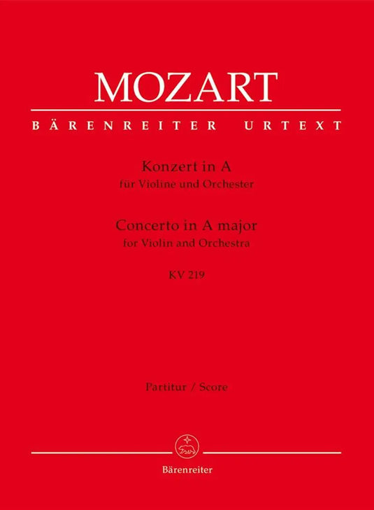 MOZART - Concerto for Violin and Orchestra no. 5 in A major K. 219