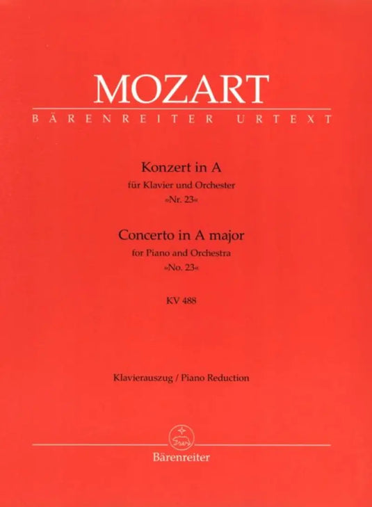 MOZART - Concerto for Piano and Orchestra no. 23 in A major K. 488