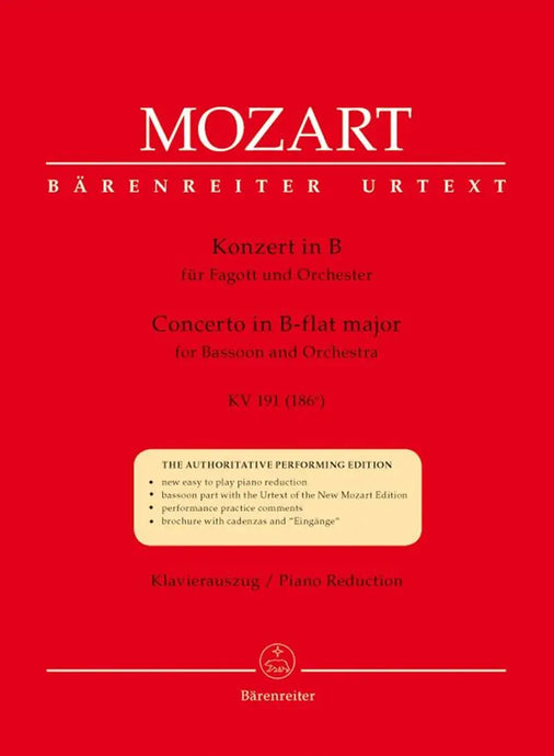 MOZART - Concerto for Bassoon and Orchestra in B-flat major K. 191(186e)