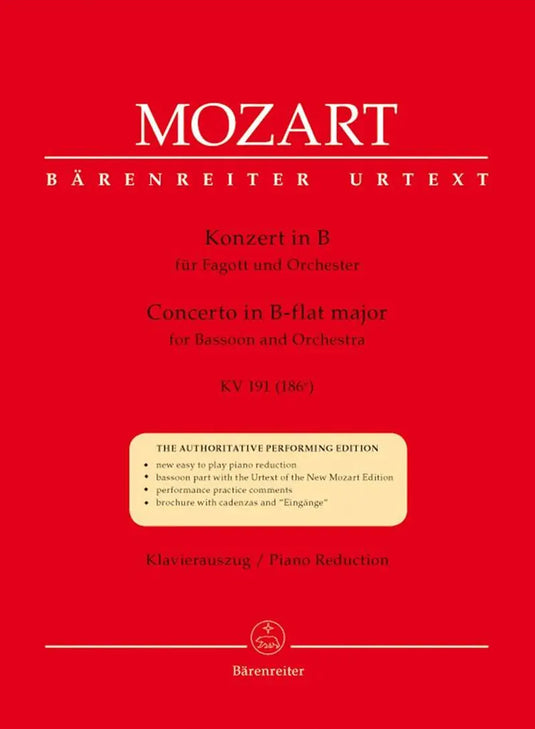MOZART - Concerto for Bassoon and Orchestra in B-flat major K. 191(186e)