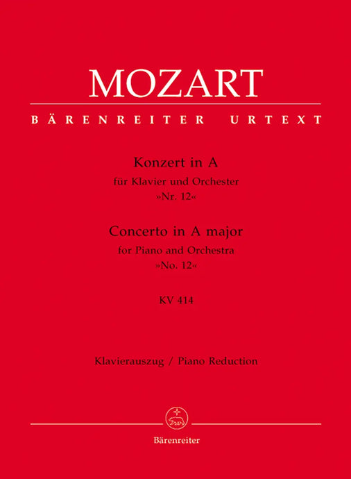 MOZART - Concerto for Piano and Orchestra no. 12 in A major K. 414