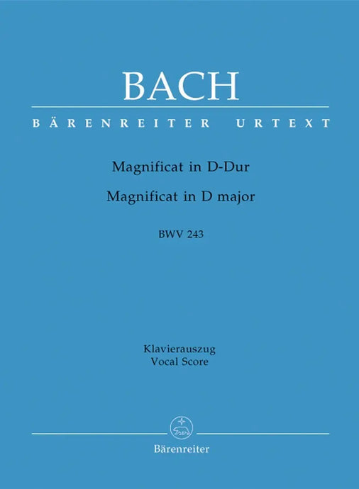 BACH - Magnificat In D BWV 243 - Vocal Score