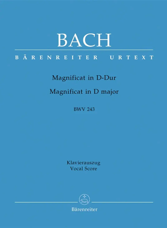 BACH - Magnificat In D BWV 243 - Vocal Score