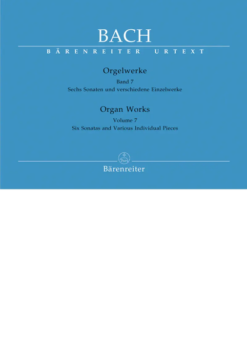 BACH - Organ Works Volume 7
