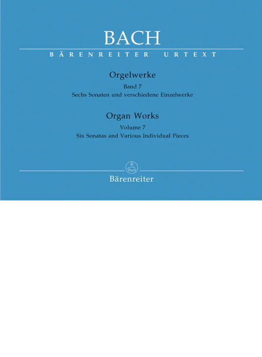 BACH - Organ Works Volume 7