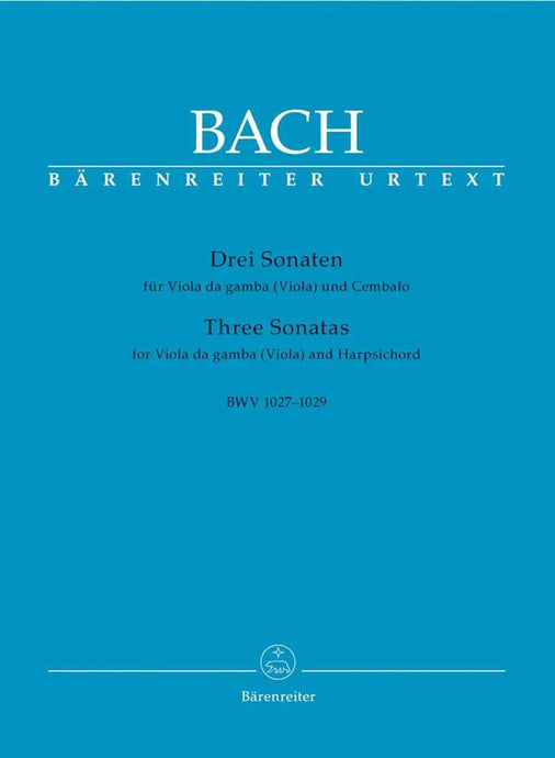 BACH - Three Sonatas for Viola Da Gamba and Harpsicord  BWV  1027-1029