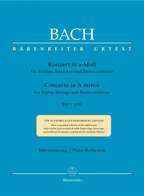 BACH - Violin Concerto In A Minor BWV 1041
