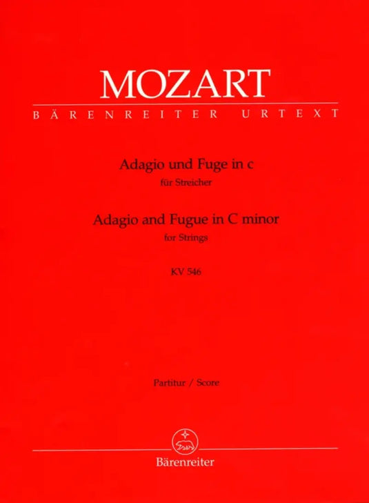 MOZART - Adagio und Fuge für Streicher c-Moll KV 546
