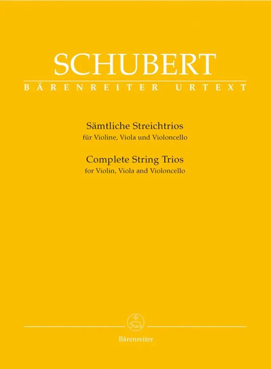 SCHUBERT - Complete String Trios for Violin, Viola and Violoncello