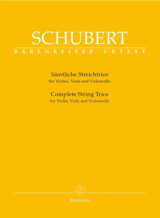 SCHUBERT - Complete String Trios for Violin, Viola and Violoncello
