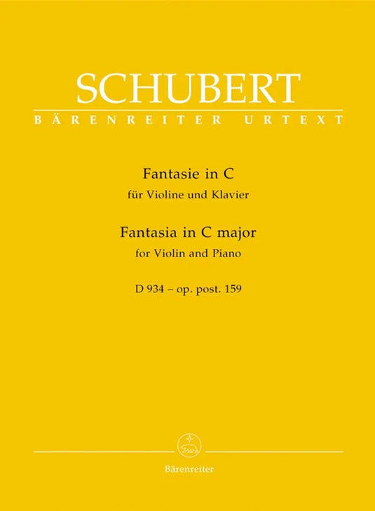 SCHUBERT - Fantasia In C Major, For Violin & Piano