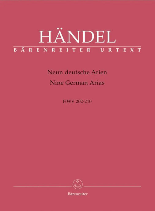HANDEL - Nine German Arias