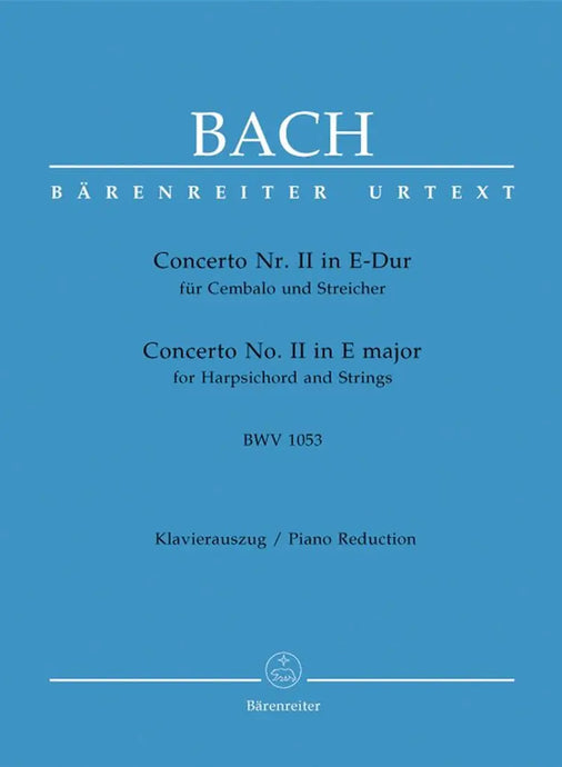 BACH - Concerto for Harpsicord N.2 in E major BWV 1053