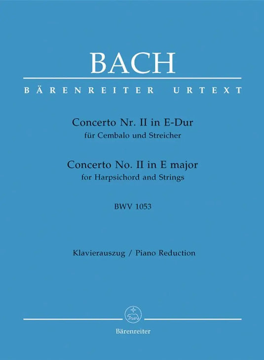 BACH - Concerto for Harpsicord N.2 in E major BWV 1053