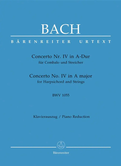 BACH - Concerto for Harpsicord N.4 in A major BWV 1055