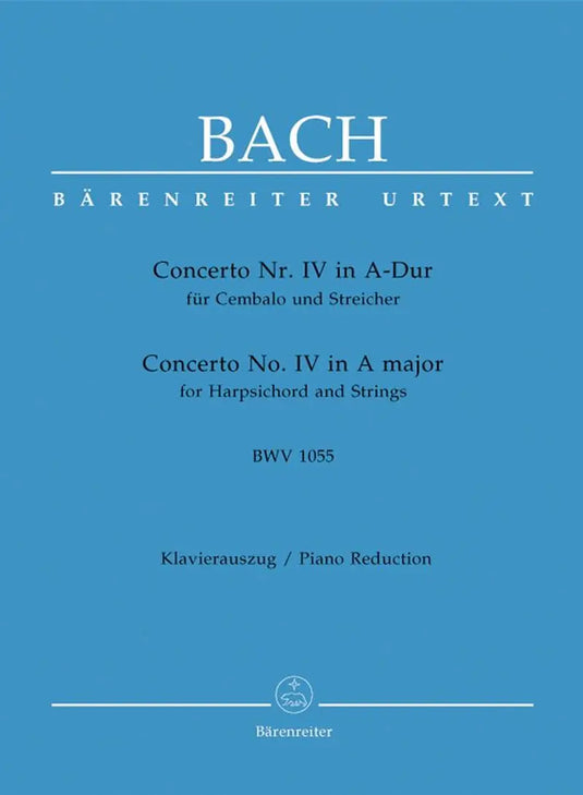BACH - Concerto for Harpsicord N.4 in A major BWV 1055