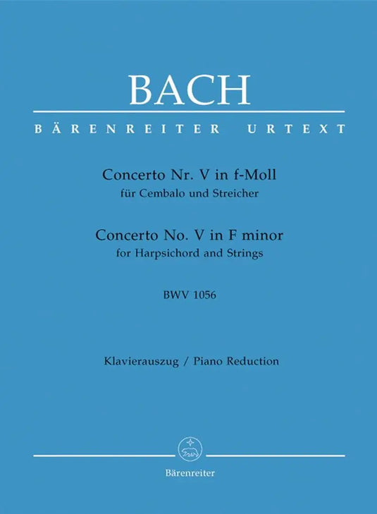 BACH - Concerto for Harpsicord N.5 In F Minor BWV 1056