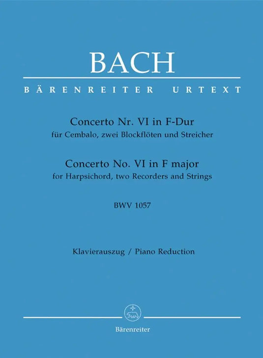 BACH -Concerto for Harpsicord N.6 In F Major BWV 1057