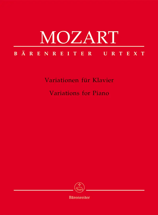 MOZART - Variations For Piano