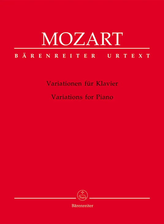 MOZART - Variations For Piano