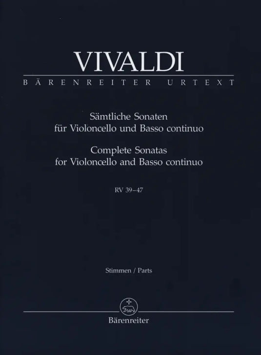 VIVALDI - Complete Sonatas for Violoncello and Bc. RV 39-47