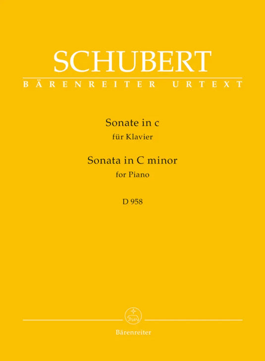 SCHUBERT - Sonata In C Minor D 958