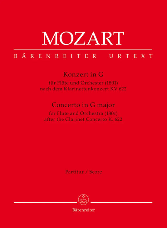 MOZART - Concerto In G major after the Clarinet Concerto K 622