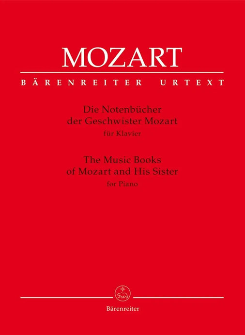 MOZART - The Music Books Of Mozart And His Sister For Piano