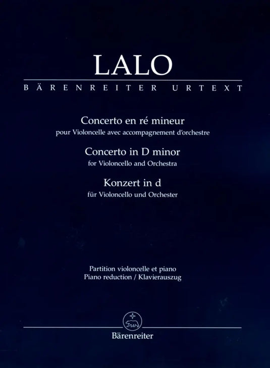 LALO - Concerto for Violoncello and Orchestra in D minor
