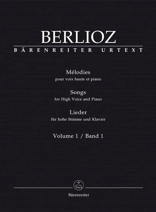 BERLIOZ - Mélodies for High Voice and Piano