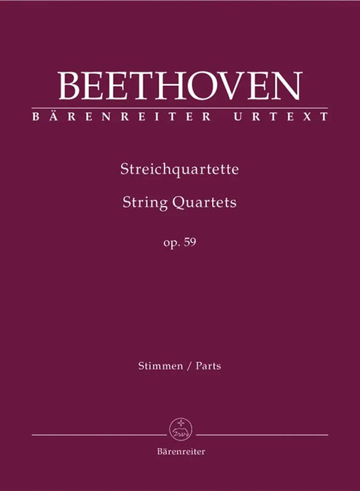 BEETHOVEN - String Quartets Op. 59 Parts
