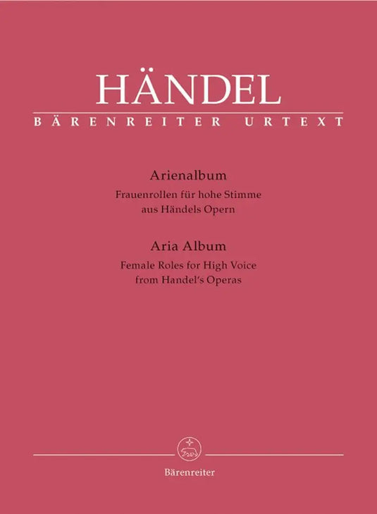 HANDEL - Aria Album - Female Roles for High Voices
