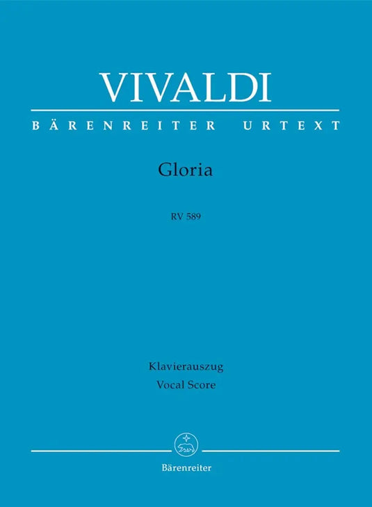 VIVALDI - Gloria RV 589 (Vocal Score)