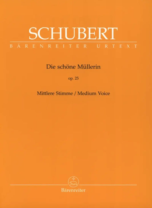 SCHUBERT - Die Schöne Müllerin Op.25 - Medium Voice