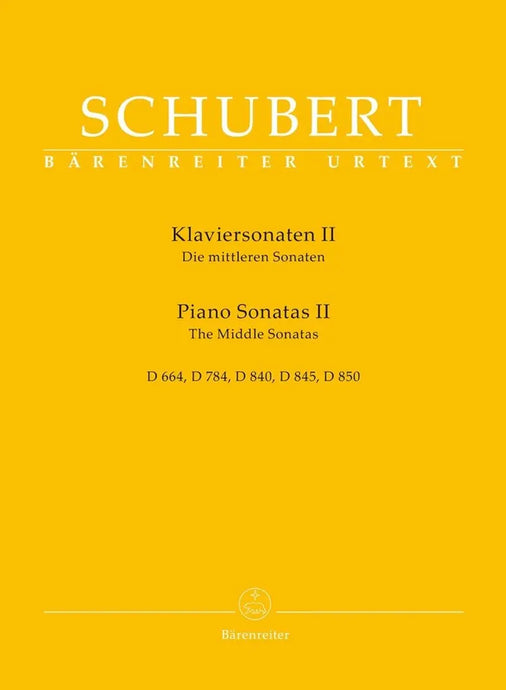 SCHUBERT - Piano Sonatas Volume II