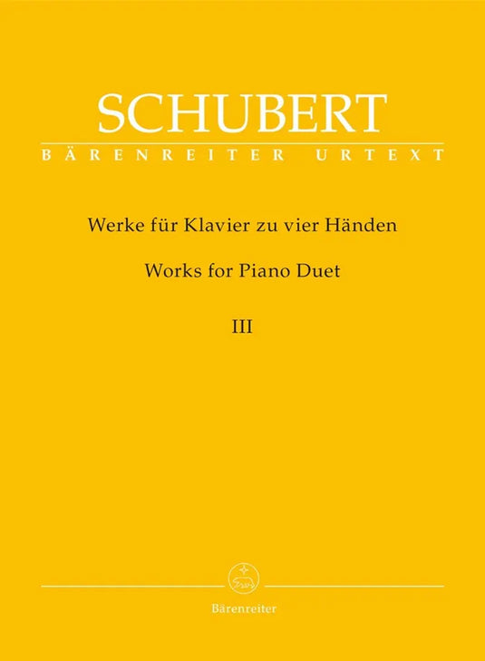 SCHUBERT - Works For Piano Duet, Volume 3