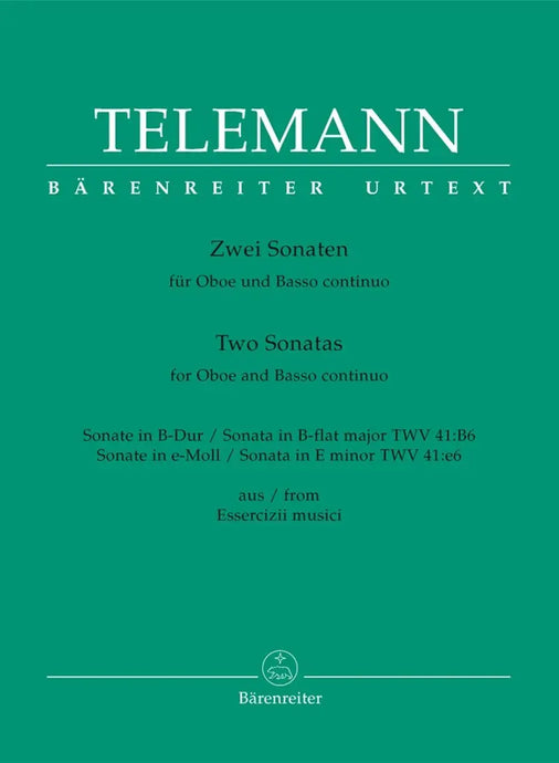 TELEMANN - Two Sonatas - Oboe e Basso continuo