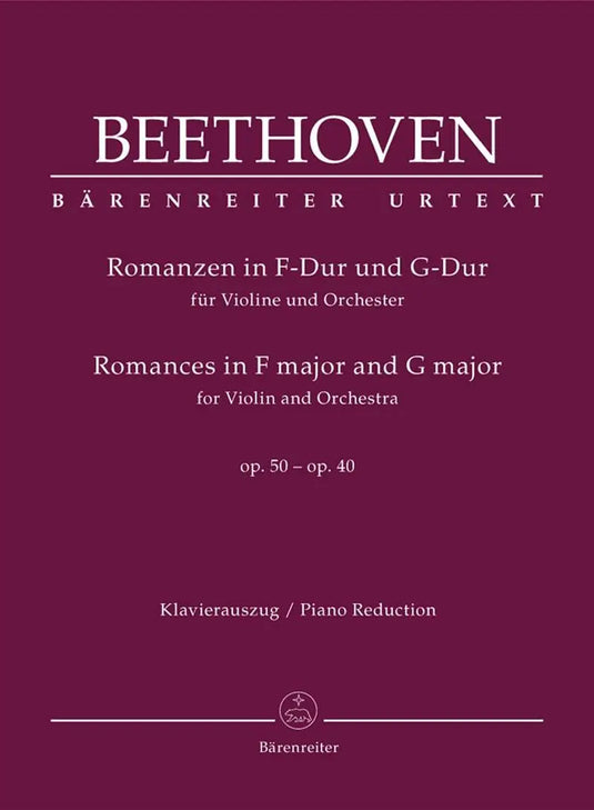 BEETHOVEN - Romances In F And G For Violin And Orchestra