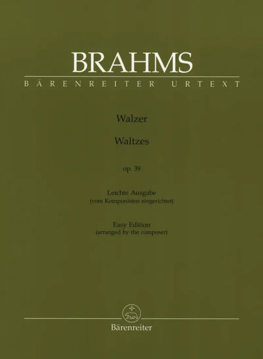 BRAHMS - Walzer op. 39 easy edition