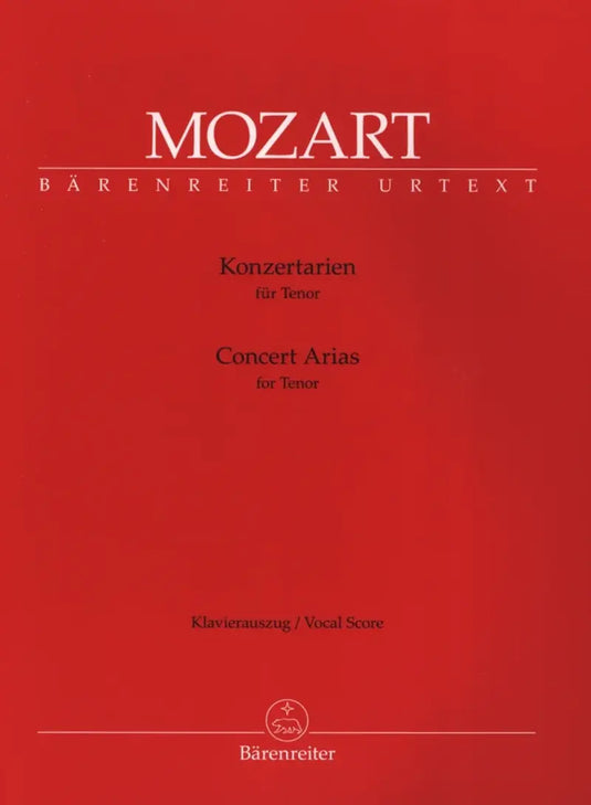 MOZART - Concert Arias For Tenor