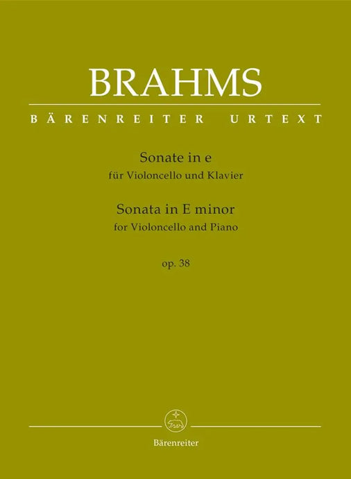 BRAHMS - Sonata for Violoncello and Piano in E minor op. 38