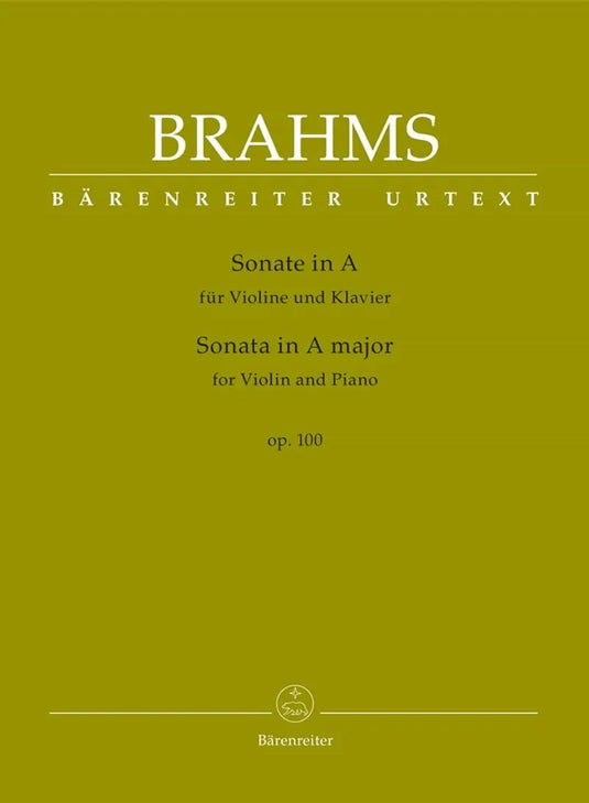 BRAHMS - Sonata in A major for Violin and Piano op. 100