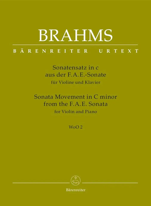 BRAHMS - Sonata Movement from the F.A.E. Sonata WoO 2