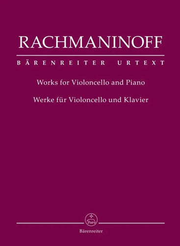RACHMANINOFF - Works for Violoncello and Piano