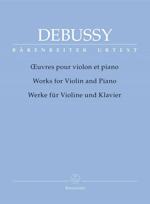 DEBUSSY - Works for Violin and Piano