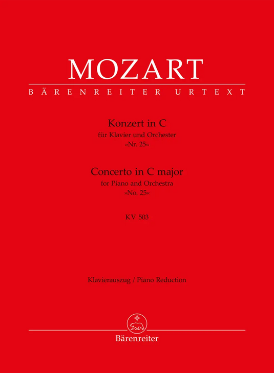 MOZART - Concerto n.25 IN C MAJOR  KV503
