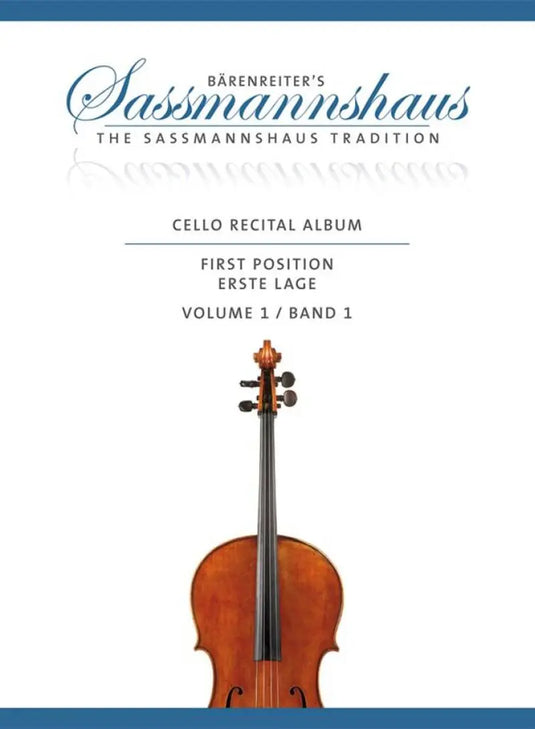 SASSMANNSHAUS - Cello Recital Album Fisrt Position Volume 1
